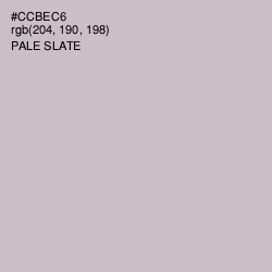 #CCBEC6 - Pale Slate Color Image